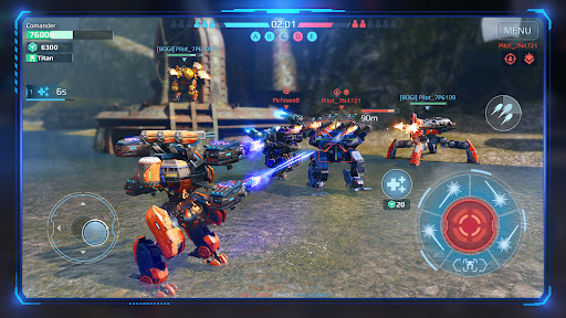 War Robots Multiplayer Battles mod apk unlimited money and gold latest version v9.6.0 screenshot 3