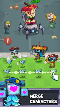 Zombie Clash Merge Plant apk download latest version v1.8 screenshot 1