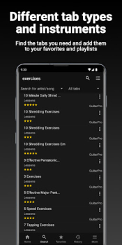 GuitarTab Tabs and chords app download for android v4.0.8 screenshot 2