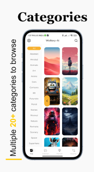 Ai Wallpapers Wallaxy Mod Apk Download v2.2 screenshot 1