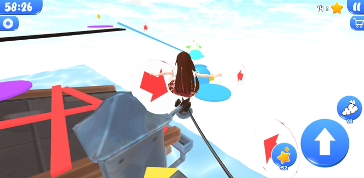 parkour obby flood sakura apk Download for android v1.333.1 screenshot 2