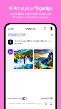 Chatsonic ai mod apk premium unlocked v1.1.4 screenshot 2