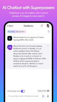 Chatsonic ai mod apk premium unlocked v1.1.4 screenshot 4