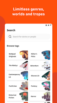 Wattpad mod apk unlimited offline stories v10.42.0 screenshot 1