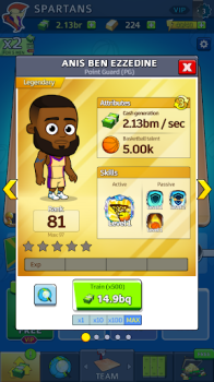 Idle Five Basketball tycoon mod apk vip unlocked v1.36.2 screenshot 5