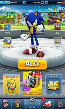 Sonic Forces Running Battle mod apk unlimited money and gems v4.23.1 screenshot 2