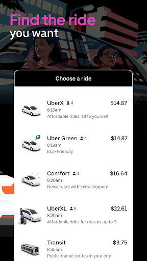 Uber app download free for android mobile latest version
