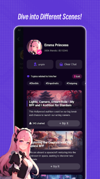 Linky Chat with Characters AI mod apk premium unlocked v1.17.1 screenshot 3