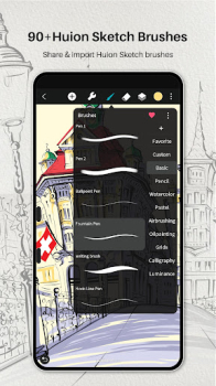 Huion Sketch mod apk latest version 2024 v1.0 screenshot 3