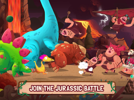 Dino Bash Dinosaur Battle mod apk unlimited everything v1.9.6 screenshot 2