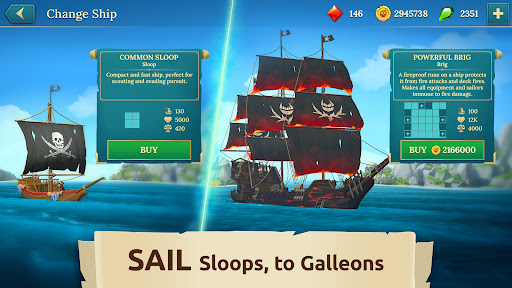 Pirate Ships Build and Fight Mod Apk Unlimited Money Download v1.13 screenshot 1