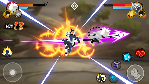 Stickman Ninja 3v3 Battle Mod Apk Unlimited Money Latest Version v4.3 screenshot 1