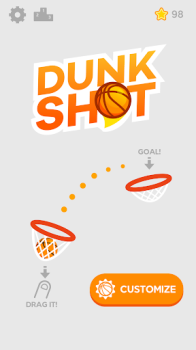 Dunk Shot mod apk all balls unlocked v1.4.12 screenshot 1