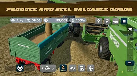 Farming Simulator 23 NETFLIX Mod Apk Unlimited Money Download v0.0.0.14 screenshot 3