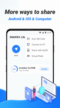 SHAREit Lite mod no ads apk unlimited coins v3.7.8 screenshot 3