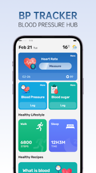 BP Tracker Blood Pressure Hub App for Android Download v1.9.1 screenshot 3