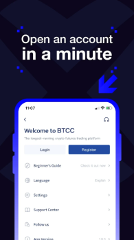 BTCC exchange official version v1.0 screenshot 1