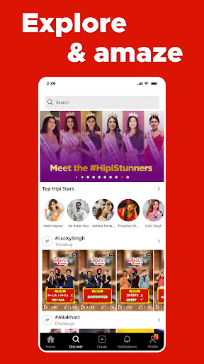 Hipi Indian Short Video App apk download latest versionͼƬ1