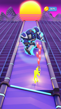 Neon Blaster Run Apk Download for Android v1.1.1 screenshot 1