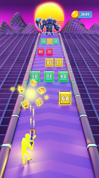 Neon Blaster Run Apk Download for Android v1.1.1 screenshot 3