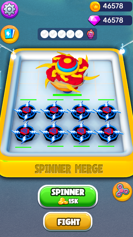 Merge Spinner 3D Battle Games Apk Download for AndroidͼƬ1