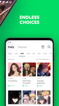 WEBTOON Mod Apk 3.1.4 Unlimited Coins 2023 Latest Version v3.1.4 screenshot 1