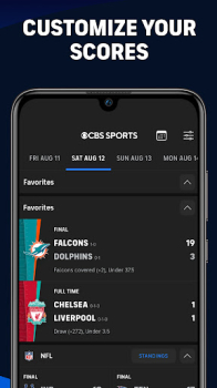 CBS Sports App free download for android v10.47 screenshot 4