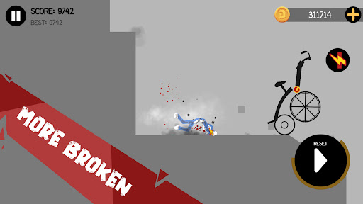 Stickman Ragdoll Dismount Fall Mod Apk Download v1.07 screenshot 4