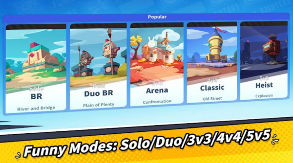 Funny Fighters Battle Royale mod menu apk unlimited money and gems