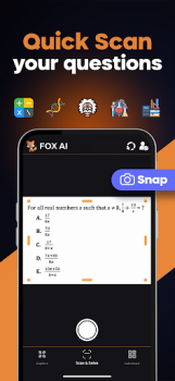 Math Problem Solver FOX AI Mod Apk Download v1.0.4 screenshot 2