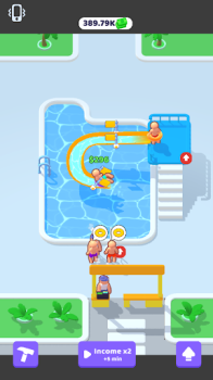 My Aquapark Idle Water Empire Mod Apk Unlimited Money Latest Version v2.24 screenshot 1