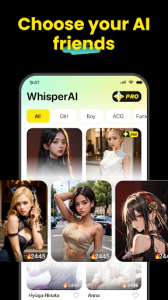 WhisperAI your ai friends Mod Apk Download v1.1.60 screenshot 2