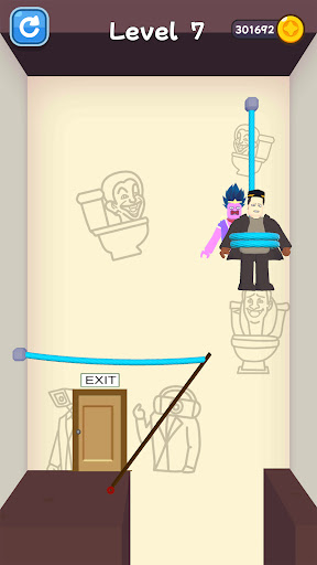 Rescue Toilet Head Cut Game