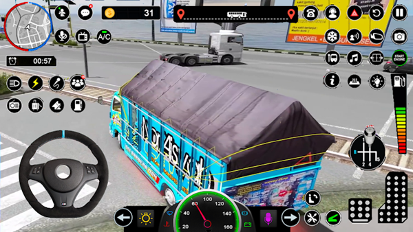 Basuri Truk Simulator game apk v1.0 screenshot 2