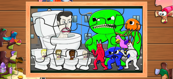 Toilet Monster Coloring Puzzle game apk
