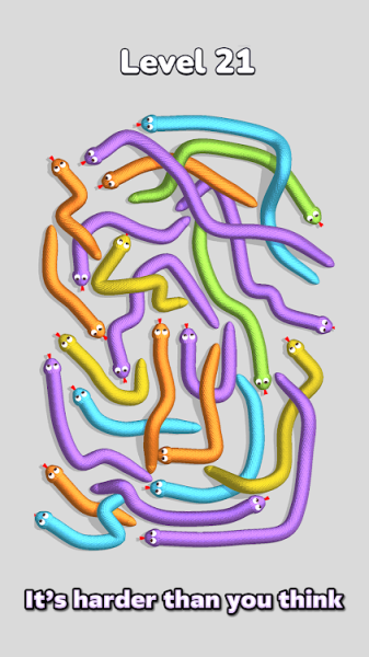 Twisted Snakes Tangle Master game apk