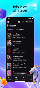 Twitch App v16.3.0 screenshot 1