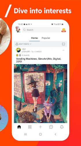 Reddit app