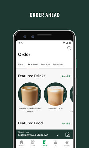 Starbucks app