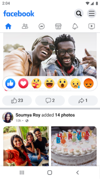 Facebook Lite app v373.1.0.8.104 screenshot 3