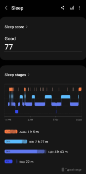 Samsung Health app v6.25.0.051 screenshot 4