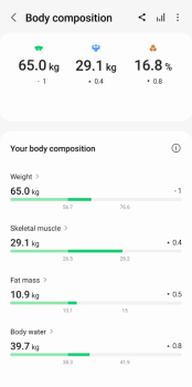 Samsung Health app v6.25.0.051 screenshot 2