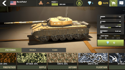 War Machines Tanks Battle Game mod apk v8.14.4 screenshot 2