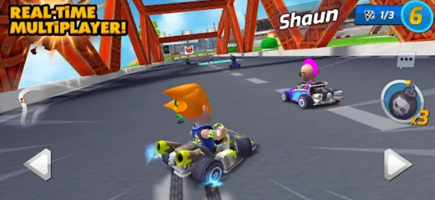 Boom Karts Multiplayer Racing mod apk