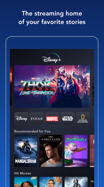Disney+ app