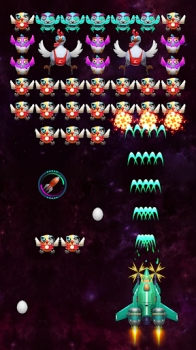 Galaxy Attack Chicken Shooter mod apk v23.1 screenshot 2