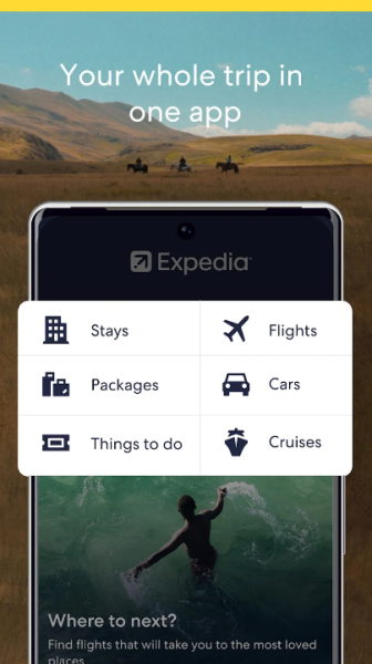 Expedia app