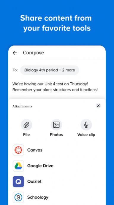 Remind School Communication app