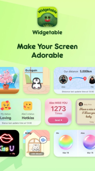 Widgetable Adorable Screen app v1.4.050 screenshot 3