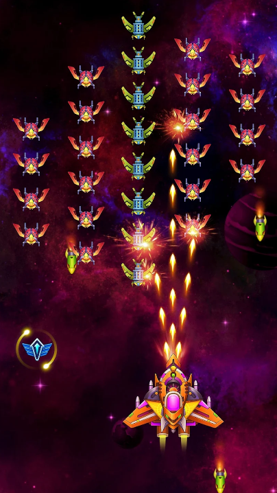 Galaxy Shooter Space Attack Mod Apk Hack DownloadͼƬ1